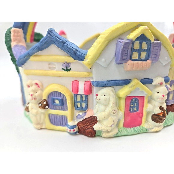 Vintage Easter Basket House Porcelian ABC Distributing 1995. - Picture 8 of 16